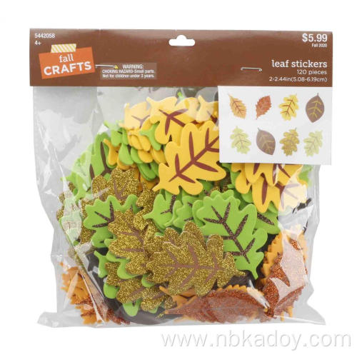 LEAF SHAPE DECORATION STICKERS